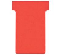 NOBO Schede a T dim 2 100pz - Rosso - 2002003