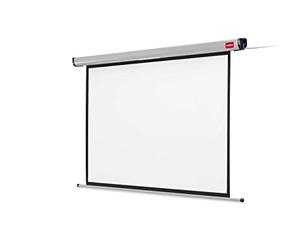 Nobo Schermo Elettrico da Parete / Soffitto per Proiettore, con Superficie Bianca Opaca, Adatto alla Visione di Film e Presentazioni, 1440 x 1080mm, 1901970