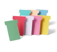 Nobo T-Card Planning Cards, Yellow, Size 4, Pack Of 100 Planning Card Re-Fills,