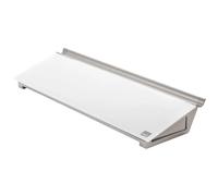 Rexel Nobo Lavagna / Blocco Note Portatile, con Pennarello e Cassetto Portaoggetti Inclusi, Cancellabile a Secco e Senza Cornice, 458 mm x 154 mm - Bianco Brillante