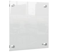 Nobo Mini Lavagna da Parete in Acrilico con Pennarello Incluso, Cancellabile a Secco e Senza Cornice, 300 mm x 300 mm - Bianco
