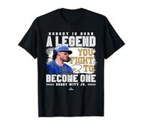 Nobody Is Born A Legend Bobby Witt Jr. Kansas City Baseball Maglietta