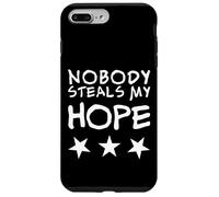 Nobody steals my hope - Design con rosa e stelle Custodia per iPhone 7 Plus/8 Plus