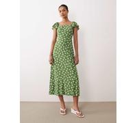 Nobody's Child - Elsie - Vestito midi verde stampato 38