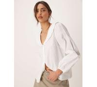 Nobody's Child - Emmie - Blusa a maniche lunghe bianca-Bianco 48