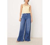 Nobody's Child - Jeans a fondo ampio in denim blu medio con 5 tasche 46