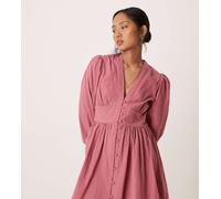 Nobody's Child Petite - Starlight - Vestito corto a maniche lunghe rosa 48