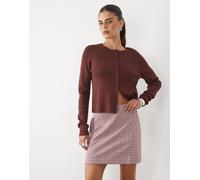 Nobody's Child Rebecca minigonna sartoriale a quadri rossi-Rosso 44