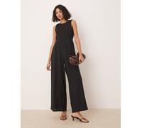 Nobody's Child - Ruth - Tuta jumpsuit nera a fondo ampio-Nero 44