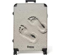 NoBoringSuitcases.com® Valigia Grande 77x51.5x28 cm Trolley Da Stiva Viaggio Rigida Leggera Ruote Valigie Bagaglio Suitcase Large XL Luggage Piedi - Sabbia - Mare