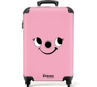 NoBoringSuitcases.com® x Henry Valigia Cabina Bambino 55x35x20 cm Trolley Bambini Da Viaggio Bagaglio A Mano Valigie Per Carry On Leggere Aereo Ruote Hetty - Rosa - Aspirapolvere