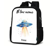 NoBoringSuitcases© Zaino Per Bambini Zaini Scolastici Nero | 8L - Scuola Da Viaggio School Bag Magia Elementar Backpack Piccolo Zainetto