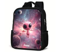 NoBoringSuitcases© Zaino Per Bambini Zaini Scolastici Nero | 8L - Scuola Da Viaggio School Bag Magia Elementar Backpack Piccolo Zainetto