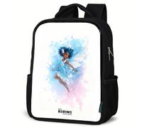 NoBoringSuitcases© Zaino Per Bambini Zaini Scolastici Nero | 8L - Scuola Da Viaggio School Bag Magia Elementar Backpack Piccolo Zainetto