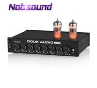 Nobsound HiFi Equalizzatore EQ a 7 bande Tubo a vuoto Preamplificatore RCA stereo XLR bilanciato con controllo del tono per altoparlante da scrivania
