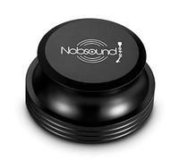 Nobsound LP Vinyl Turntable Disc Stabilizer Record Weight Metal Matte Black - Sospensione del pannello sonoro nero (nero)