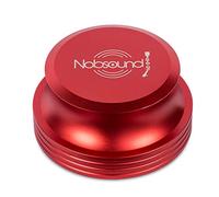 Nobsound LP Vinyl Turntable Disc Stabilizer Record Weight Metal Matte Black - Sospensione del pannello sonoro nero (rosso)