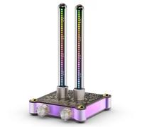 Nobsound RGB LED tubo musica spettro ritmo luce retrò livello sonoro metro microfono pickup per home stereo sistema desktop regalo con regolazione della sensibilità