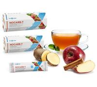 NOCARB T Tè alle fibre solubili Yacon, Mela, Cannella e Tè Verde. Una soluzione divina per il controllo di zuccheri e carboidrati. Infusi senza zucchero. Bustine da 5 g. (Pack 14 u, 70.0, grammo)