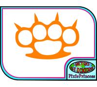 Nocca C Adesivo Vinile per la Polvere Fight Mma Auto Bici Camion Muro Finestra