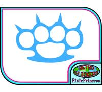 Nocca C Adesivo Vinile per la Polvere Fight Mma Auto Bici Camion Muro Finestra