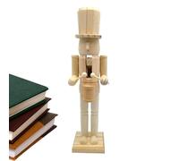 Nocciole incompiute da Dipingere - Nocciola in Legno da Dipingere - Nocciola Figura da Tavolo 15 Pollici Decorazione per la creazione di marionette Creative Decor
