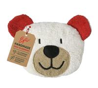 Noccioli di calore Cuscino Teddy rosso, biologico, certificazione GOTS, made in Germany