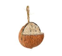 NOCE DI COCCO RIEMPITA CON GRASSO PER UCCELLINI SELVATICI