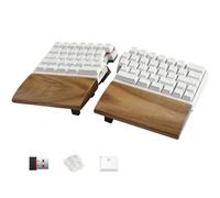 NocFree Lite: Tastiera Meccanica Ergonomica Wireless Split Hot Swap, Layout Compatto 60%, PBT Keycaps Programmabile per Mac & Windows (Tactile, Nuova Versione Standard)