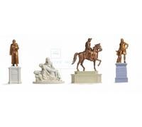 NOCH 14835 - Set 4 monumenti come in foto. Scala H0 1:87