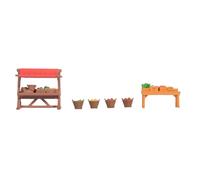 NOCH 14837 Scala HO Accessori per il mercato settimanale (già costruiti)