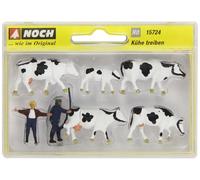 Noch 15724 - Mucche (5) Con Drovers (2) - 1/87th = H0/00 Controllo