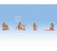 NOCH 15851 - Personaggi donne al sole con accessori, scala H0 1:87
