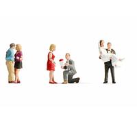 Noch 15861 - 3 Paia Di Dipinta Romantico Coppie Statuette H0/00 Scala Pod Spese