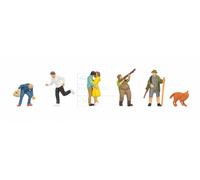 NOCH 15883 - Set personaggi a tema foresta. Scala H0 1:87
