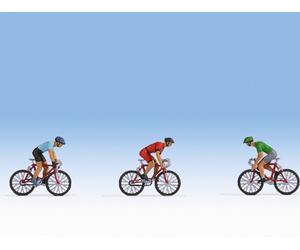 NOCH 15897 Scala HO Corridori in bicicletta (pezzi 3)