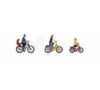 NOCH 15909 - Set famiglia in bicicletta. Scala H0 1:87