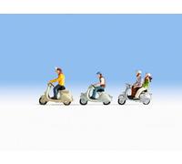 15910 Noch HO Personaggi in vespa come da foto scala 1:87