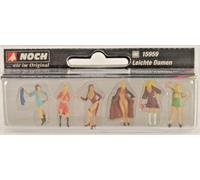 Noch 15959 Set 6 figure ragazze di strada personaggi diorama ferroviario H0 1:87