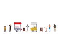 NOCH H0 Figure Tematiche "Carrello Gelato e Hot Dog", Modello Dipinto A Mano Set