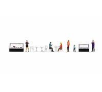 NOCH 16245 12-er Set Figure + Servizi Cafe, Gelateria Nuovo Conf. Orig. 1:87