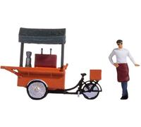 NOCH Tiny-Scenes - Supporto per caffè realistico in plastica H0, colorato a mano per la tua scena modellistica