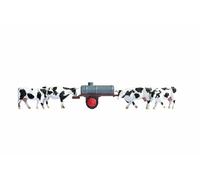 Noch Figure animali 16658 Mucche al trogolo Set 4 Scala H0