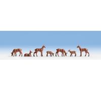 Noch 17540 - Capriolo (7) Figura Set - Ho / Oo Calibro - 2nd Classe Postale