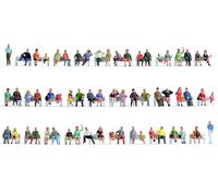 NOCH 18402 Scala HO Serie Hobby - Set 60 persone sedute (senza panchine)
