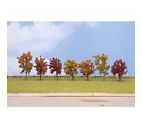 NOCH 25070 - Set 7 alberi autunnali da 7 a 10 cm.