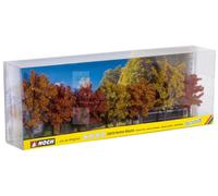 NOCH 25070 - Set 7 alberi autunnali da 7 a 10 cm.