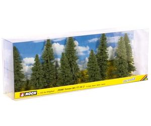 Noch 25086 - Modellismo paesaggistico di abeti Alti 8-12 cm (9 Pezzi)