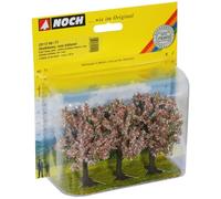 NOCH 25112-3 Alberi da frutto in Fiore, Colore: Rosa