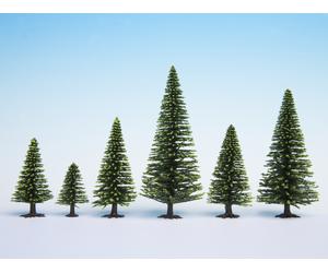 NOCH 26825 Serie Hobby: Confezione Abete rosso pz. 25 (altezza 5-14 cm)